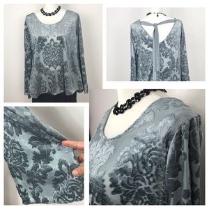 Charming Charlie Large Sheer Blouse